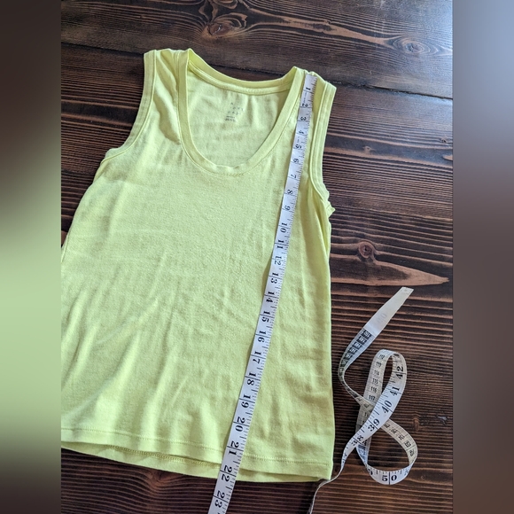 A New Day Neon yellow tank top - Picture 4 of 5